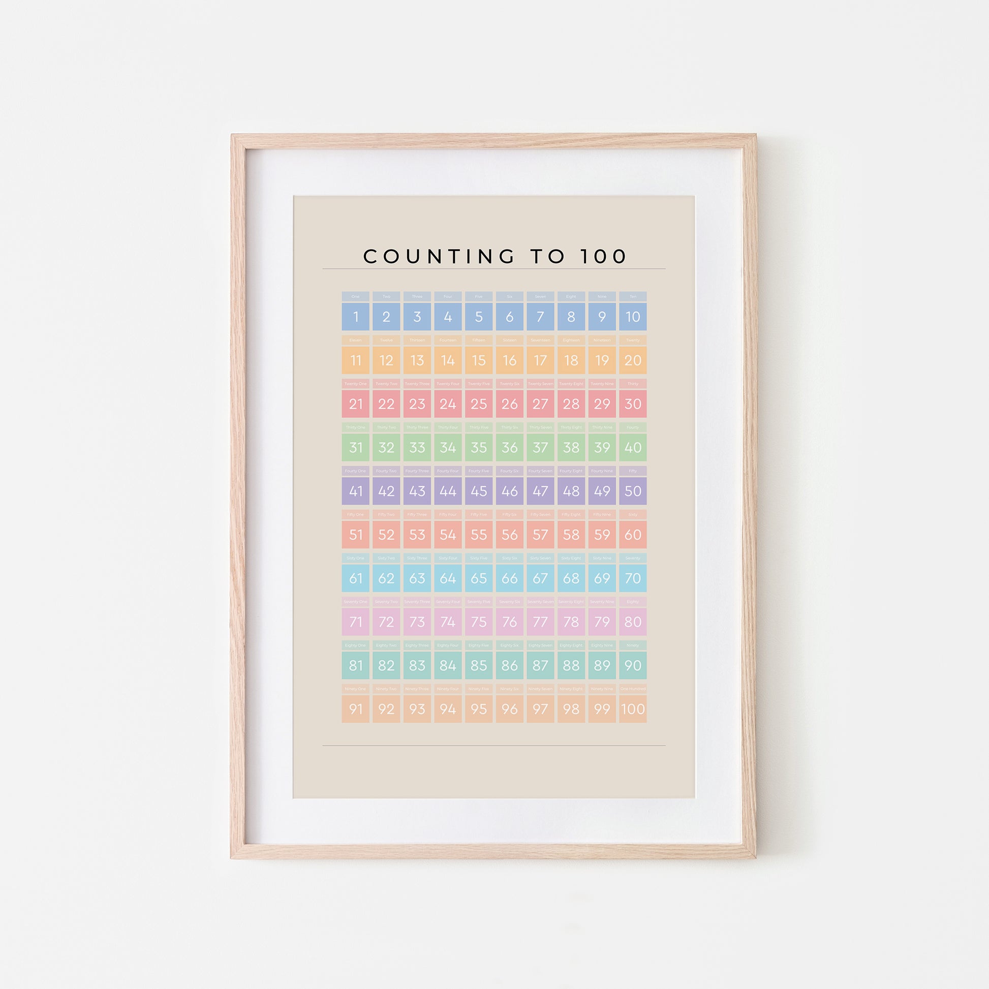 Counting-to-100-Math-Wall-Art-in-Pastel-on-Sand-Website-Main-Image