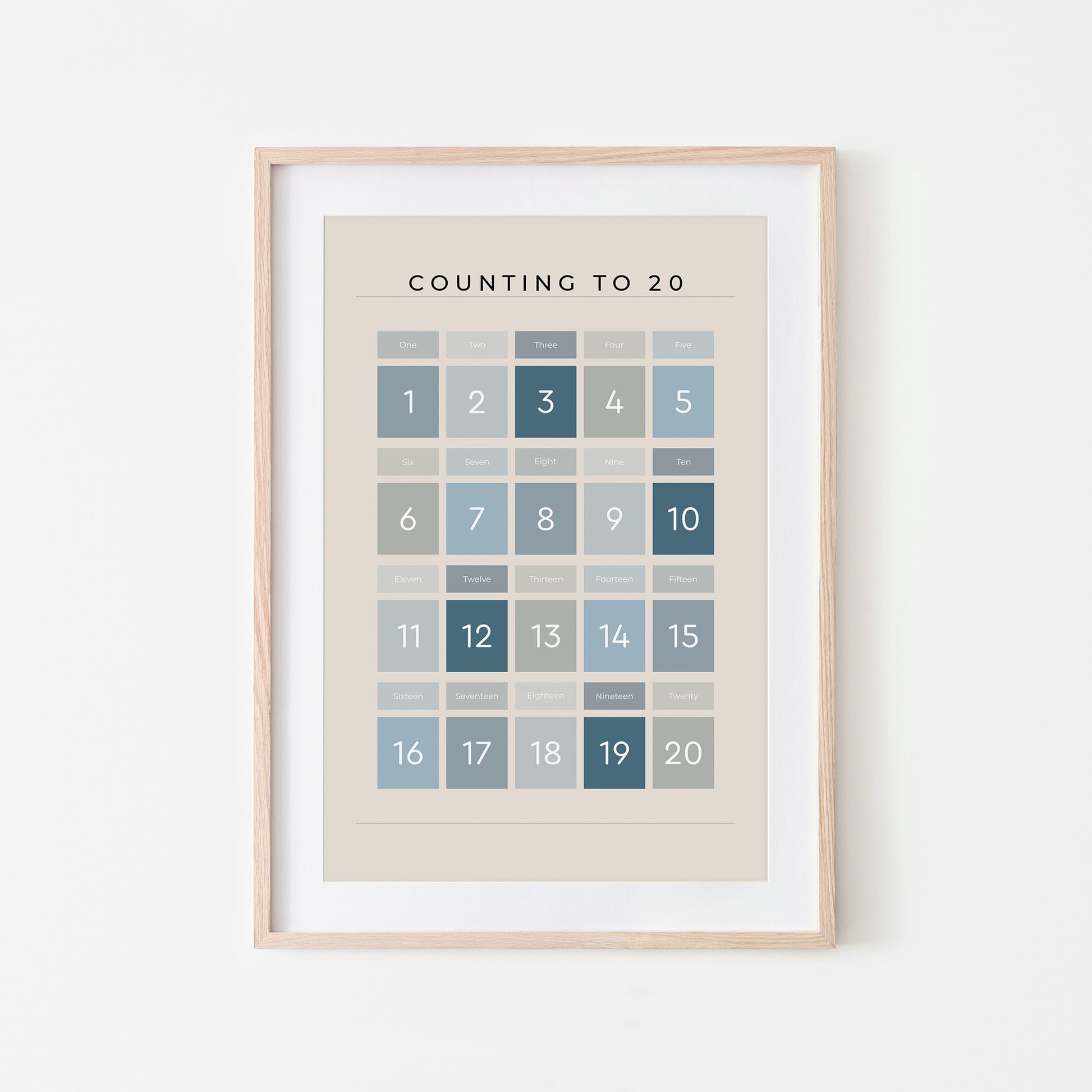Counting-to-20-Maths-Wall-Art-Print-Website-Main-Image-Ocean-on-Sand