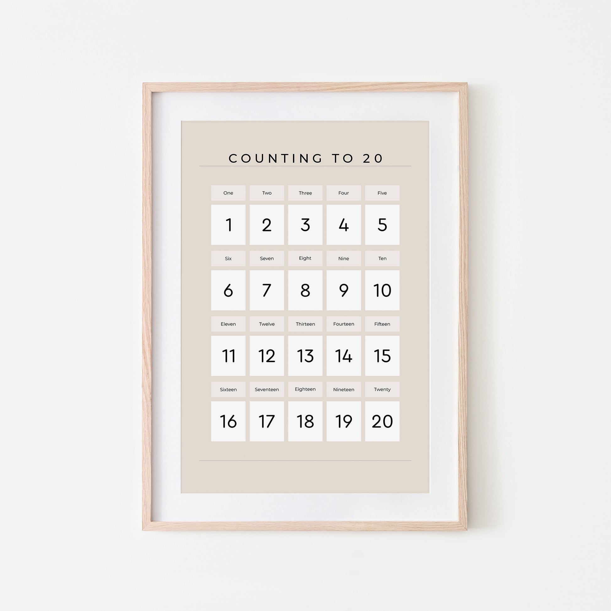 Counting-to-20-Maths-Wall-Art-Print-Website-Main-Image-White-on-Sand