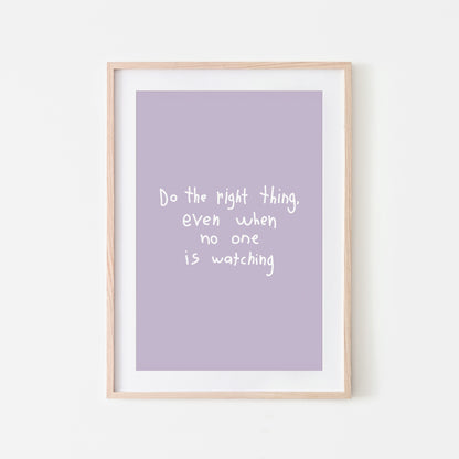 Do-the-Right-Thing-Even-When-No-One-is-Watching-Website-Main-Image-Lavender