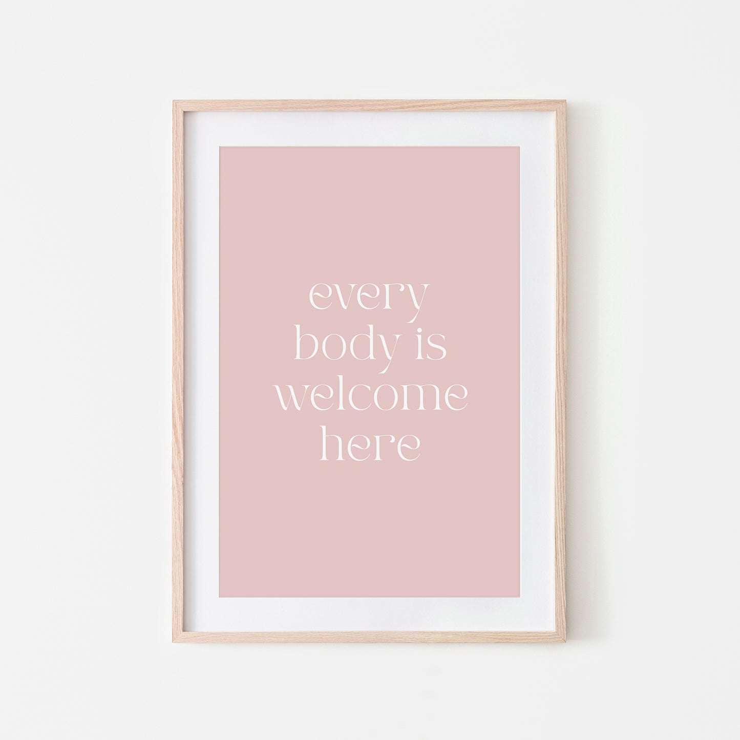 Every-Body-is-Welcome-Here-Quote-Wall-Art-in-Blush-Website-Main-Image
