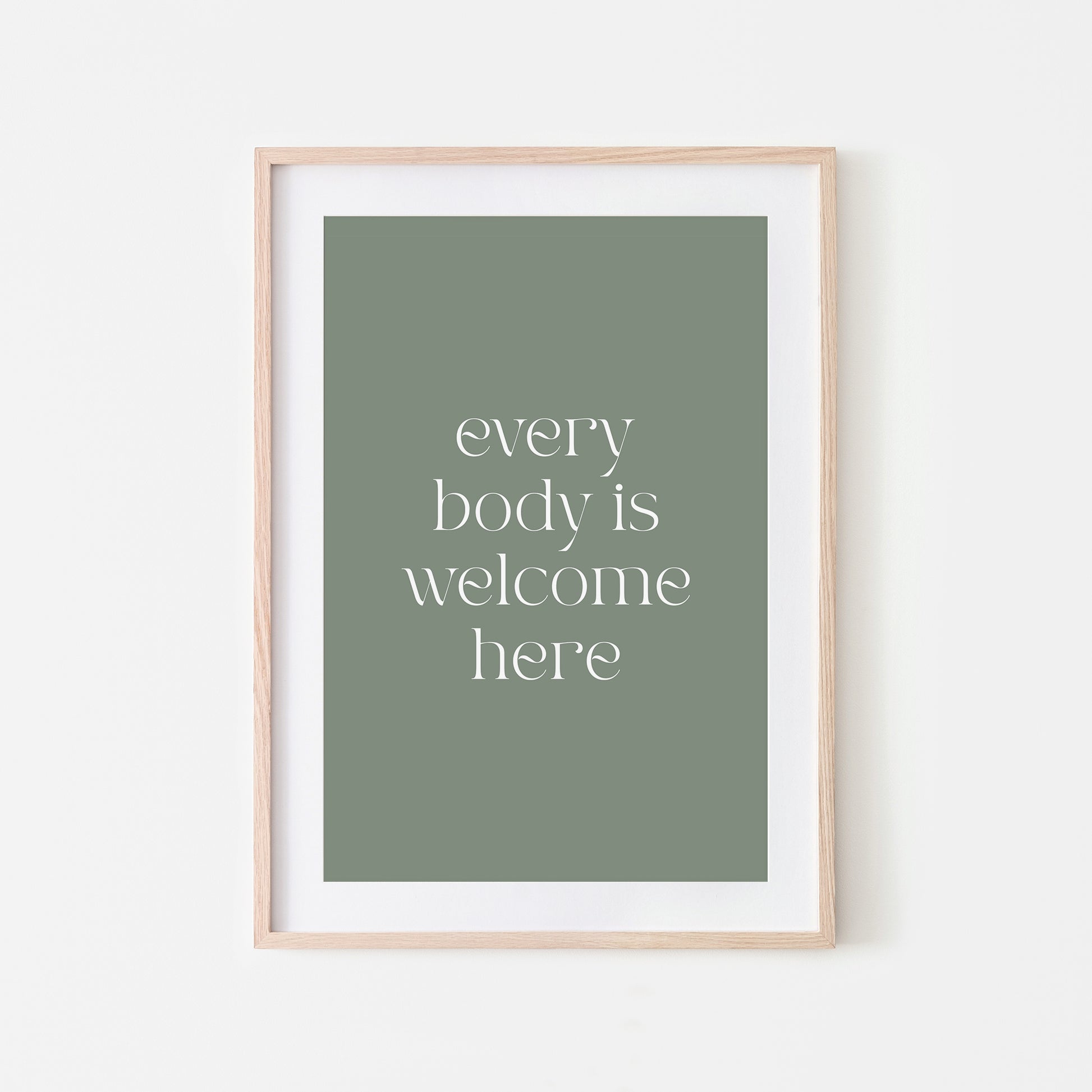 Every-Body-is-Welcome-Here-Quote-Wall-Art-in-Eucalyptus-Website-Main-Image