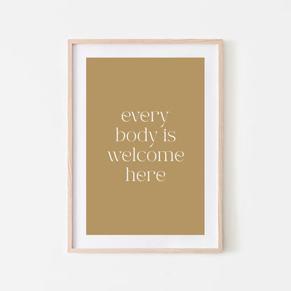 Every-Body-is-Welcome-Here-Quote-Wall-Art-in-Wheat-Website-Main-Image