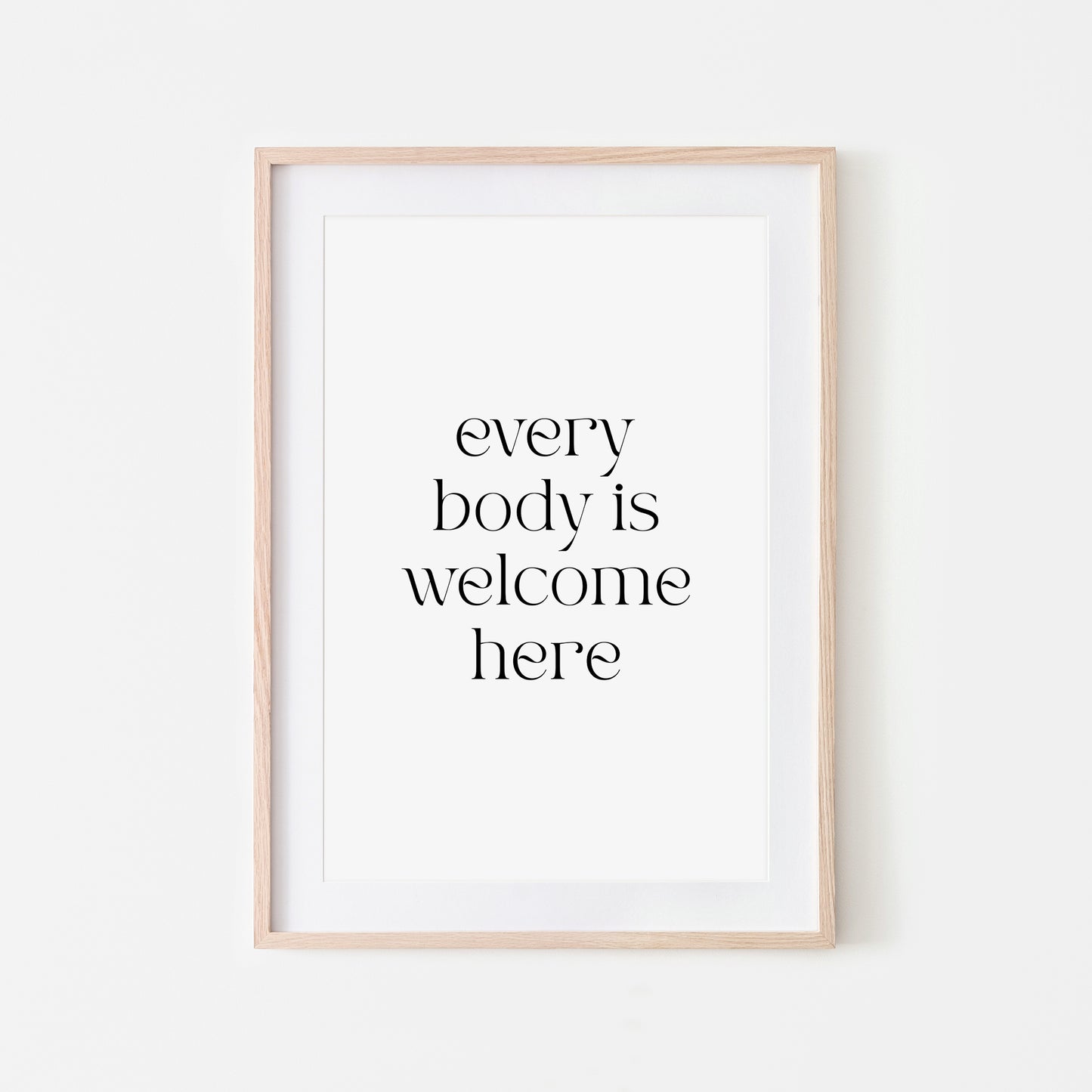 Every-Body-is-Welcome-Here-Quote-Wall-Art-in-White-Website-Main-Image