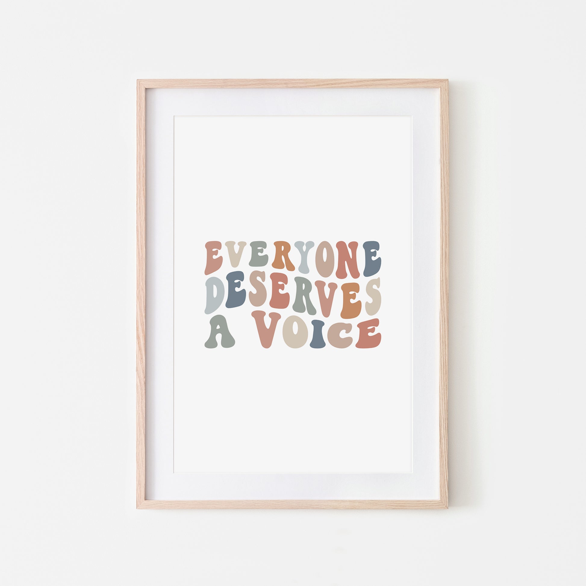 Everyone-Deserves-A-Voice-Speech-Therapy-Wall-Art-in-Earthy-on-White