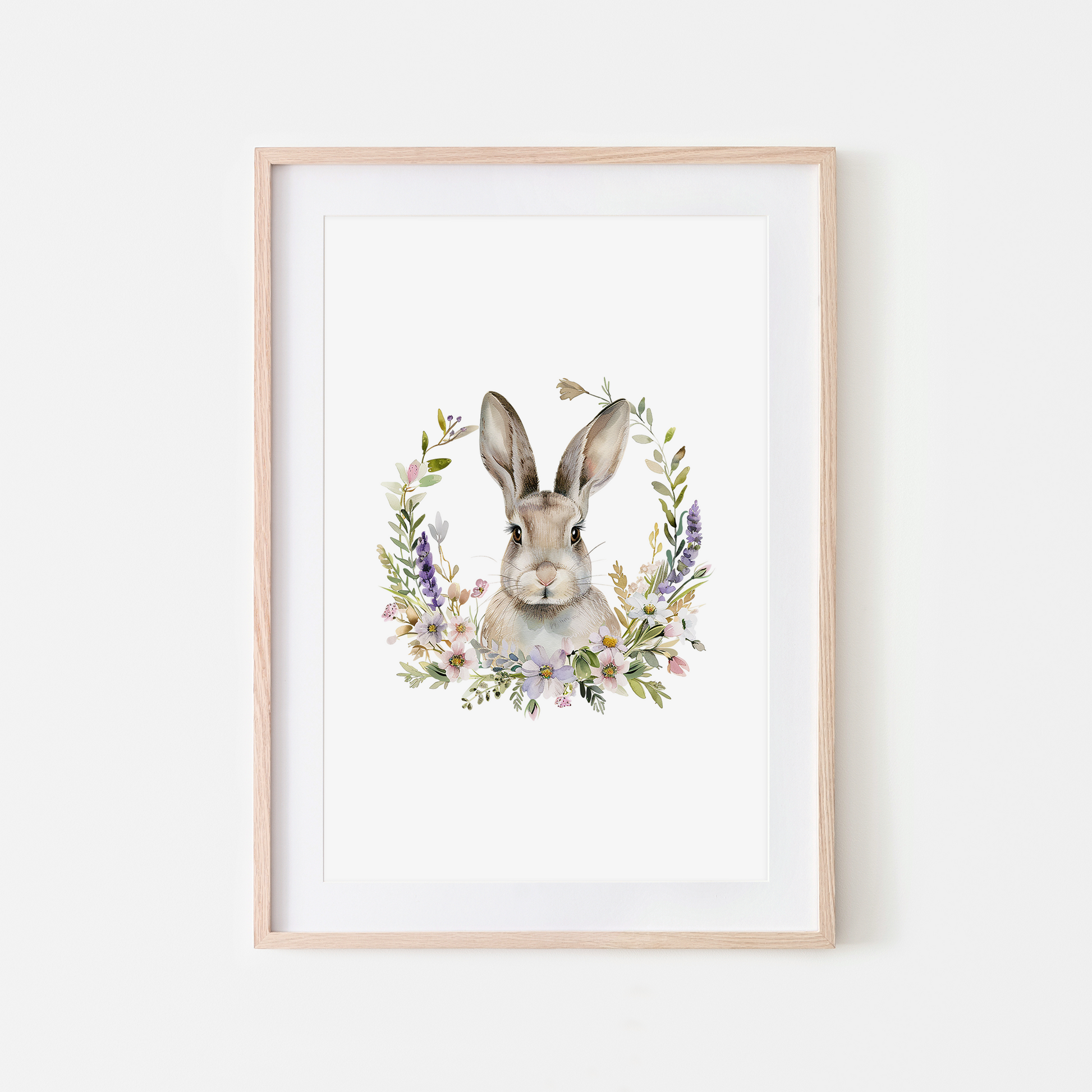 Fable-Watercolour-Bunny-Rabbit-Wall-Art-in-White