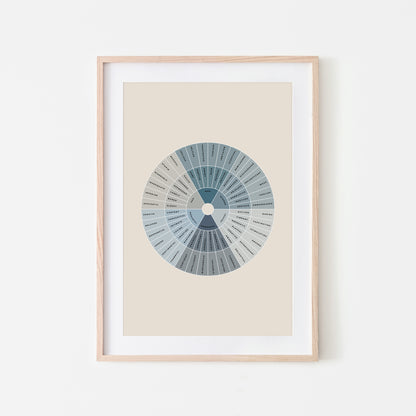 Feelings-Wheel-Mental-Health-Wall-Art-in-Ocean-Blue-and-Monochrome-on-Sand