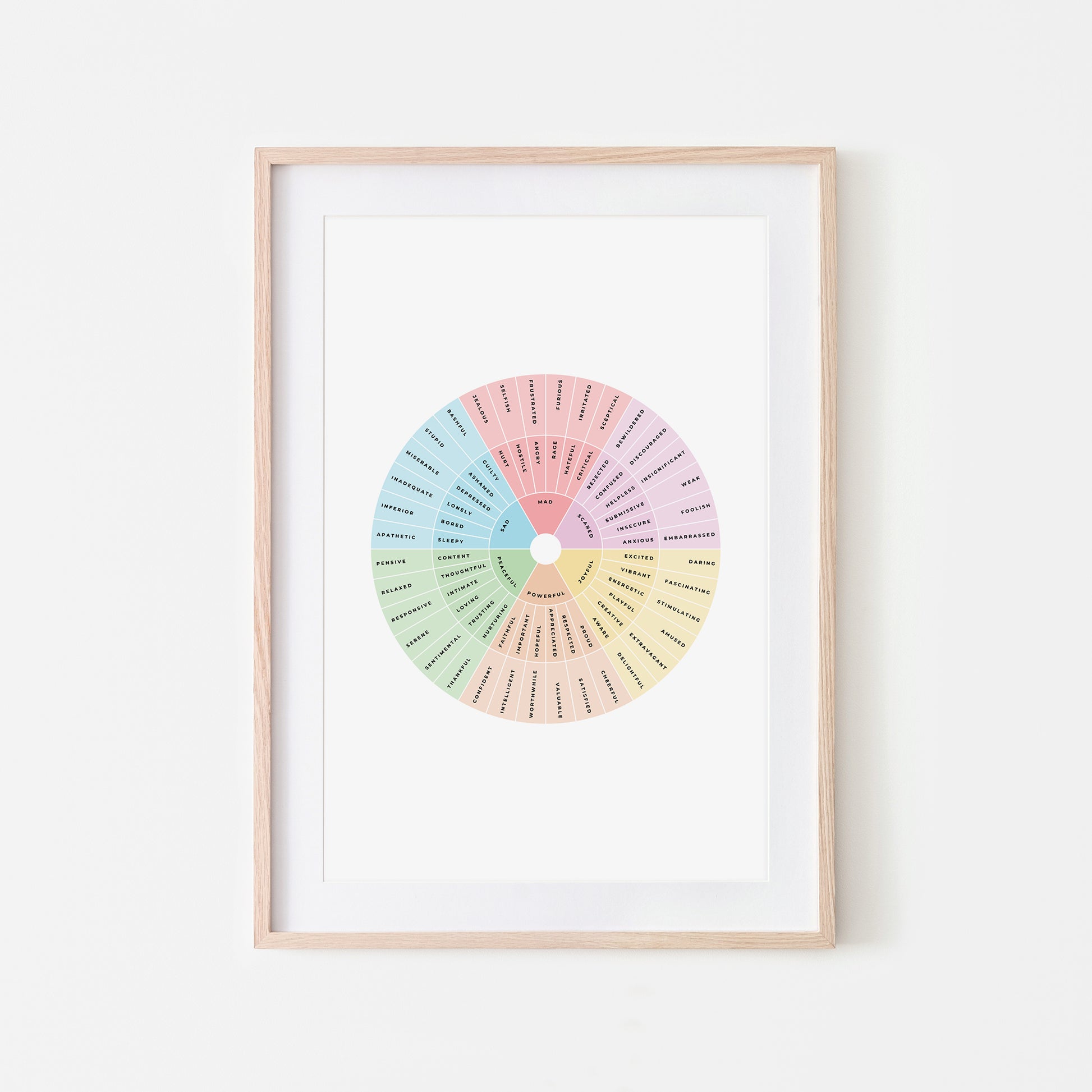 Feelings-Wheel-Mental-Health-Wall-Art-in-Pastel-and-Monochrome-on-White