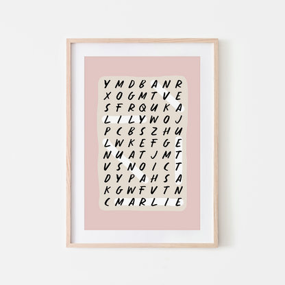 Find Me - Custom Word Search