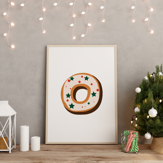 Gingerbread-Cookie-Letters-Christmas-Printable-Poster-Portrait-Letter-O
