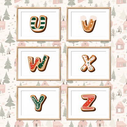 Gingerbread-Cookie-Letters-Christmas-Printable-Posters-Landscape-Letters-5