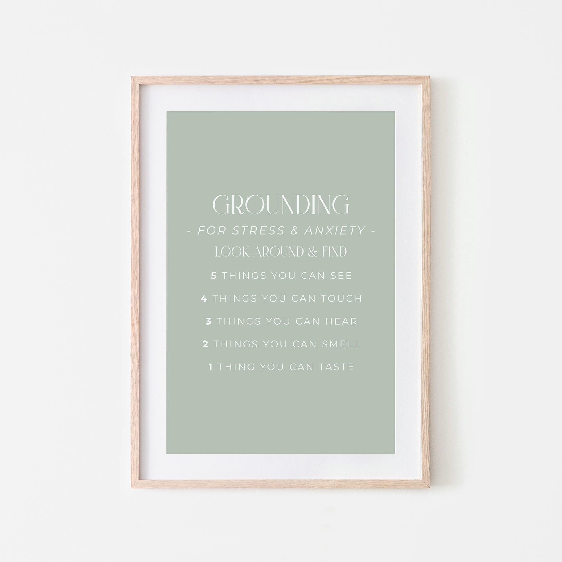 Grounding-54321-Mental-Health-Wall-Art-in-Mist