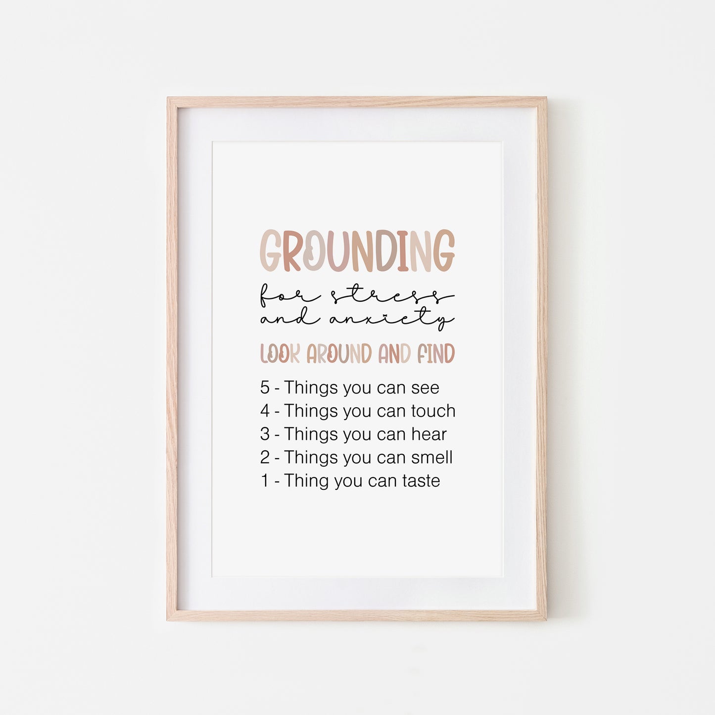 Grounding-54321-Mental-Health-Wall-Art-in-Neutral