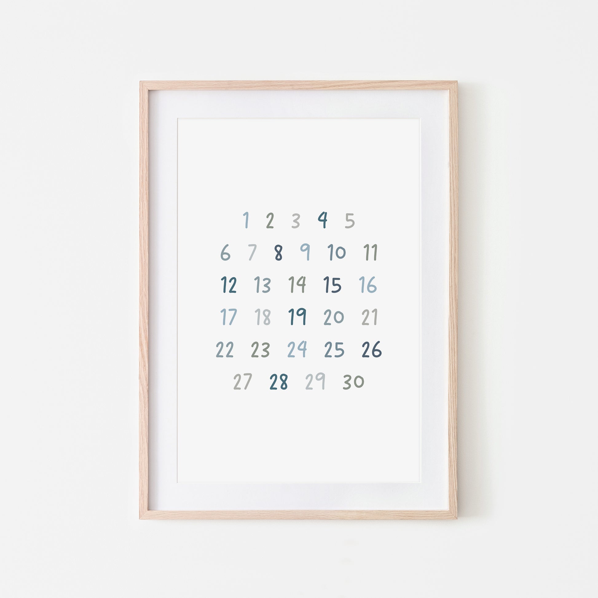 Handwritten-123-Educational-Wall-Art-in-Ocean-on-White