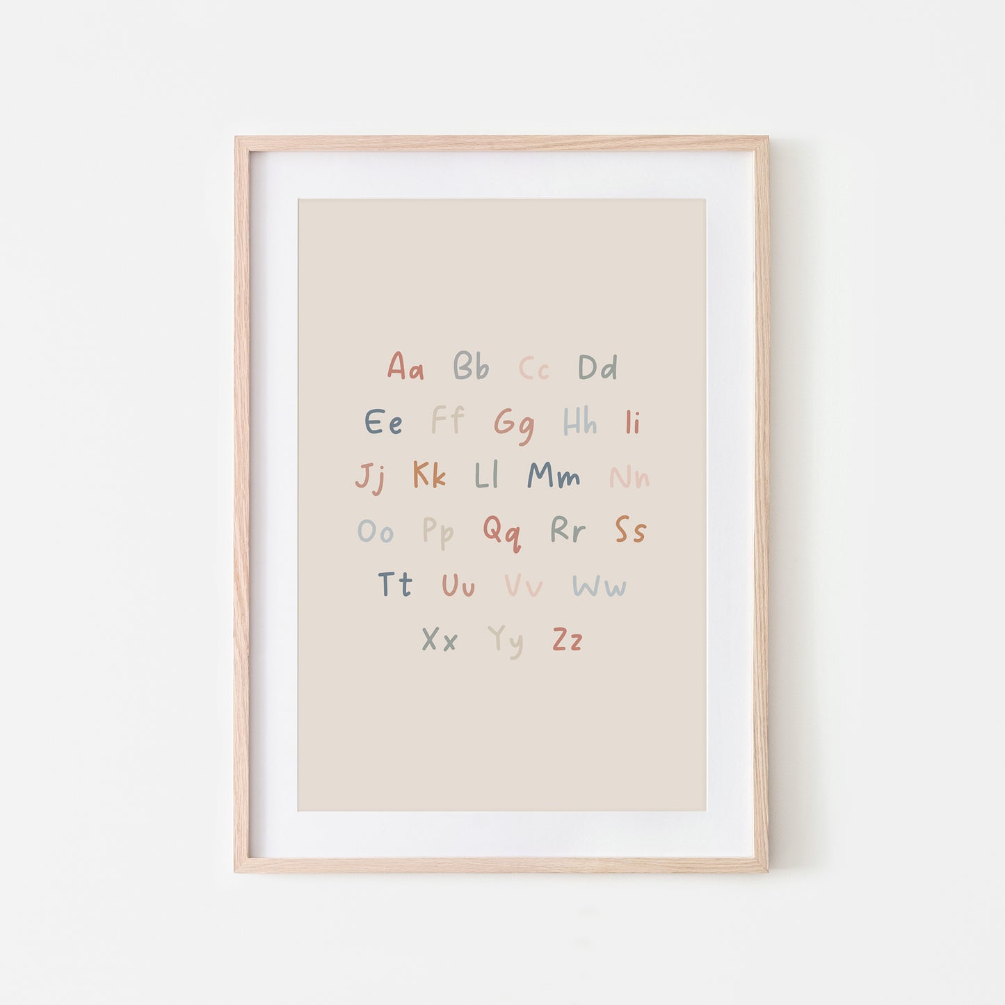 Handwritten-ABC-Educational-Wall-Art-in-Earthy-on-Sand