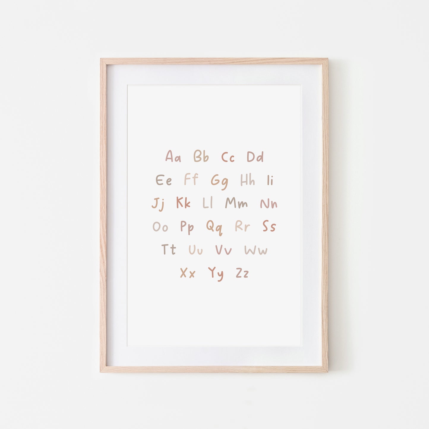 Handwritten-ABC-Educational-Wall-Art-in-Neutral-on-White
