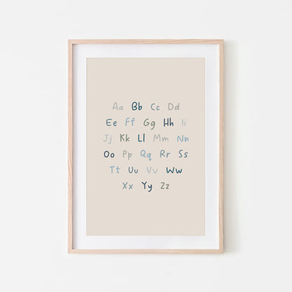 Handwritten-ABC-Educational-Wall-Art-in-Ocean-on-Sand