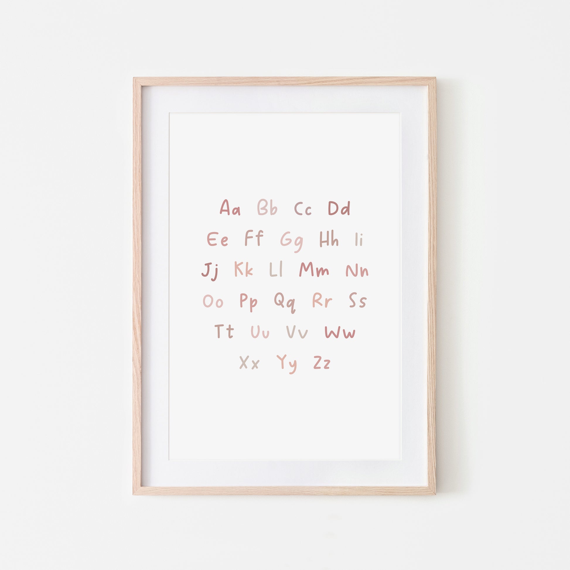 Handwritten-ABC-Educational-Wall-Art-in-Peony-on-White