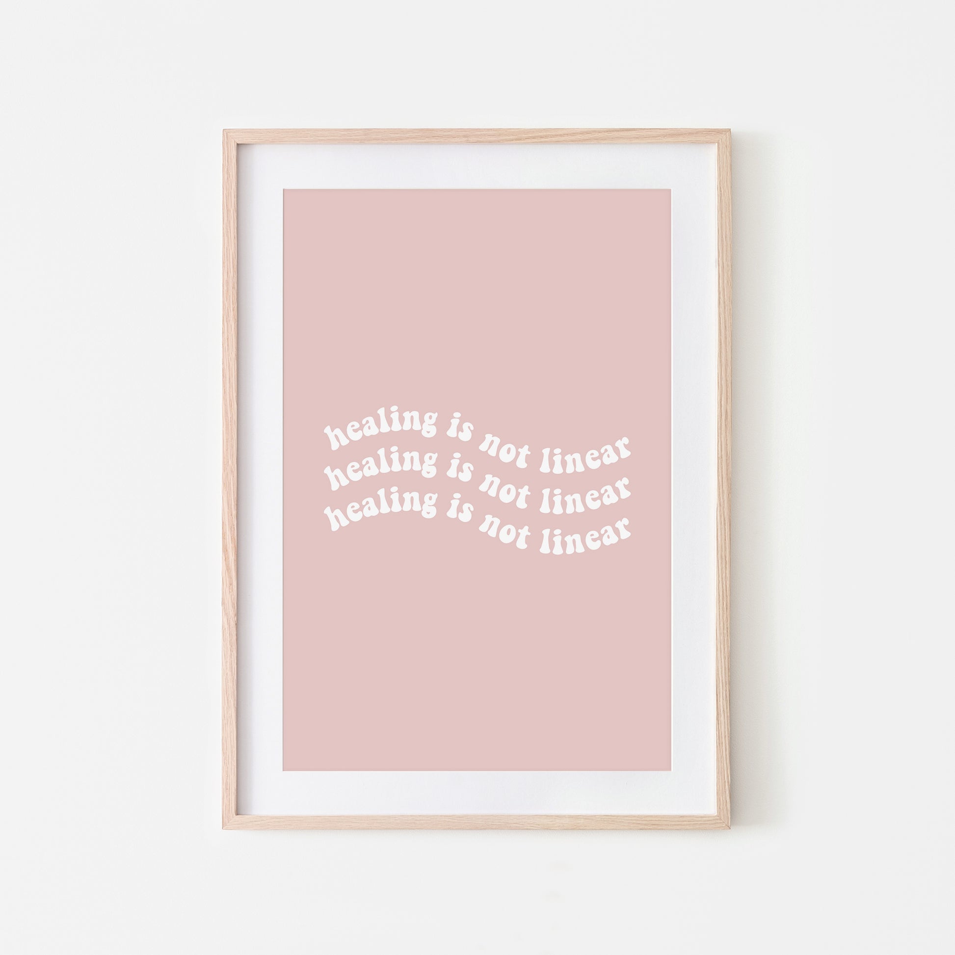 Healing-is-Not-Linear-Quote-Wall-Art-in-Blush