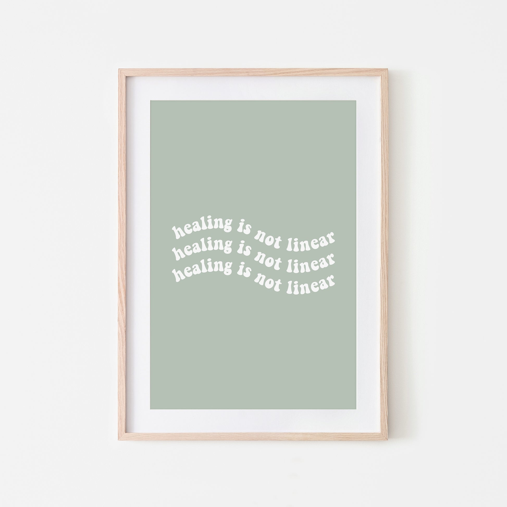 Healing-is-Not-Linear-Quote-Wall-Art-in-Mist
