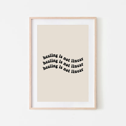 Healing-is-Not-Linear-Quote-Wall-Art-in-Sand