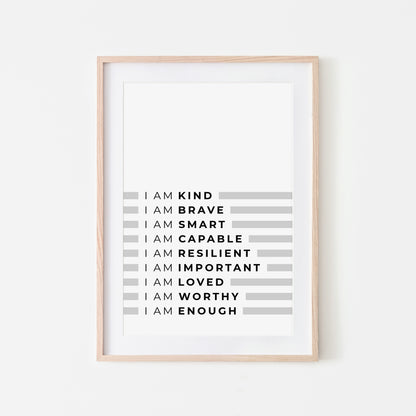 I-Am-Enough-Kids-Affirmation-Print-in-Bone-Website-Main-Image
