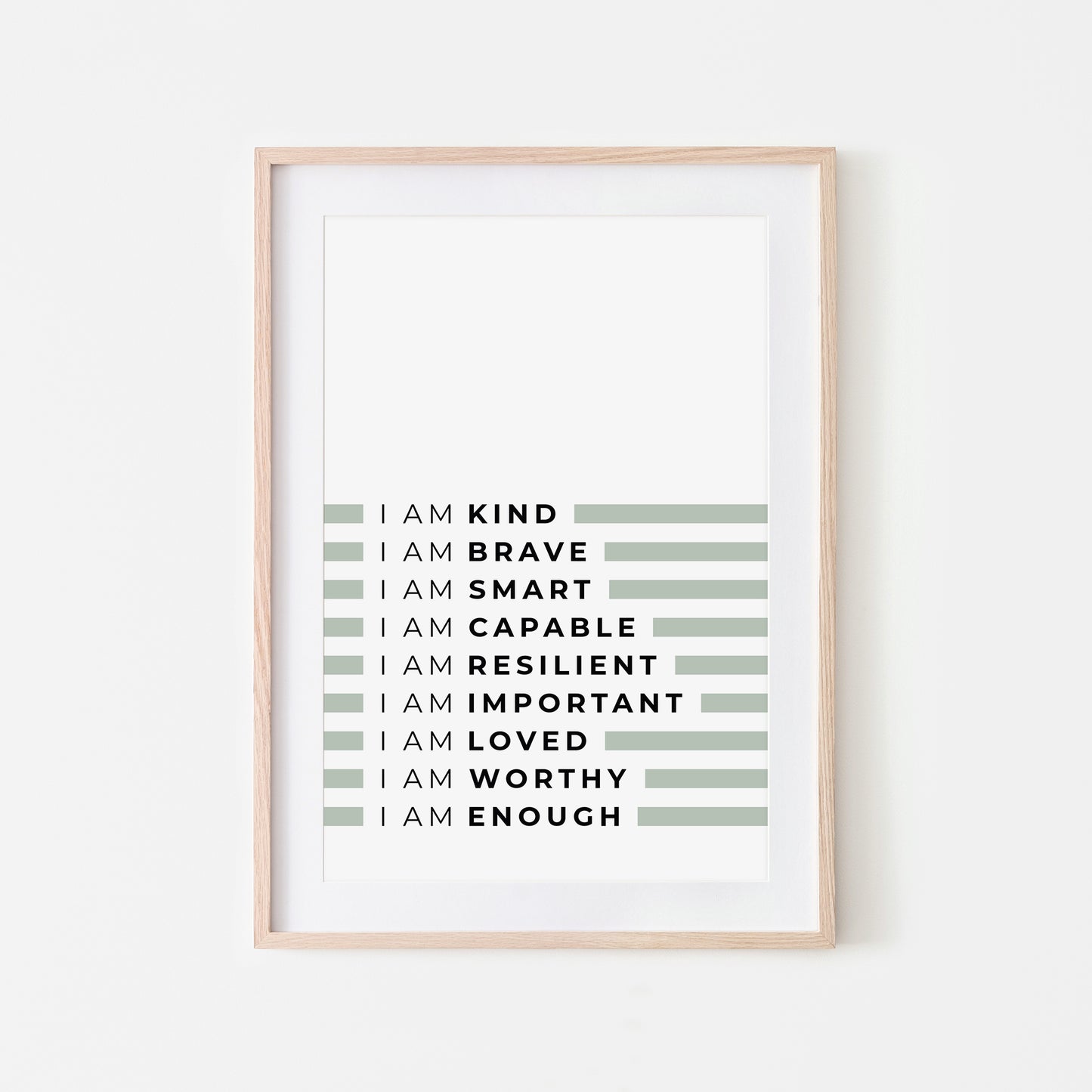 I-Am-Enough-Kids-Affirmation-Print-in-Mist-Website-Main-Image