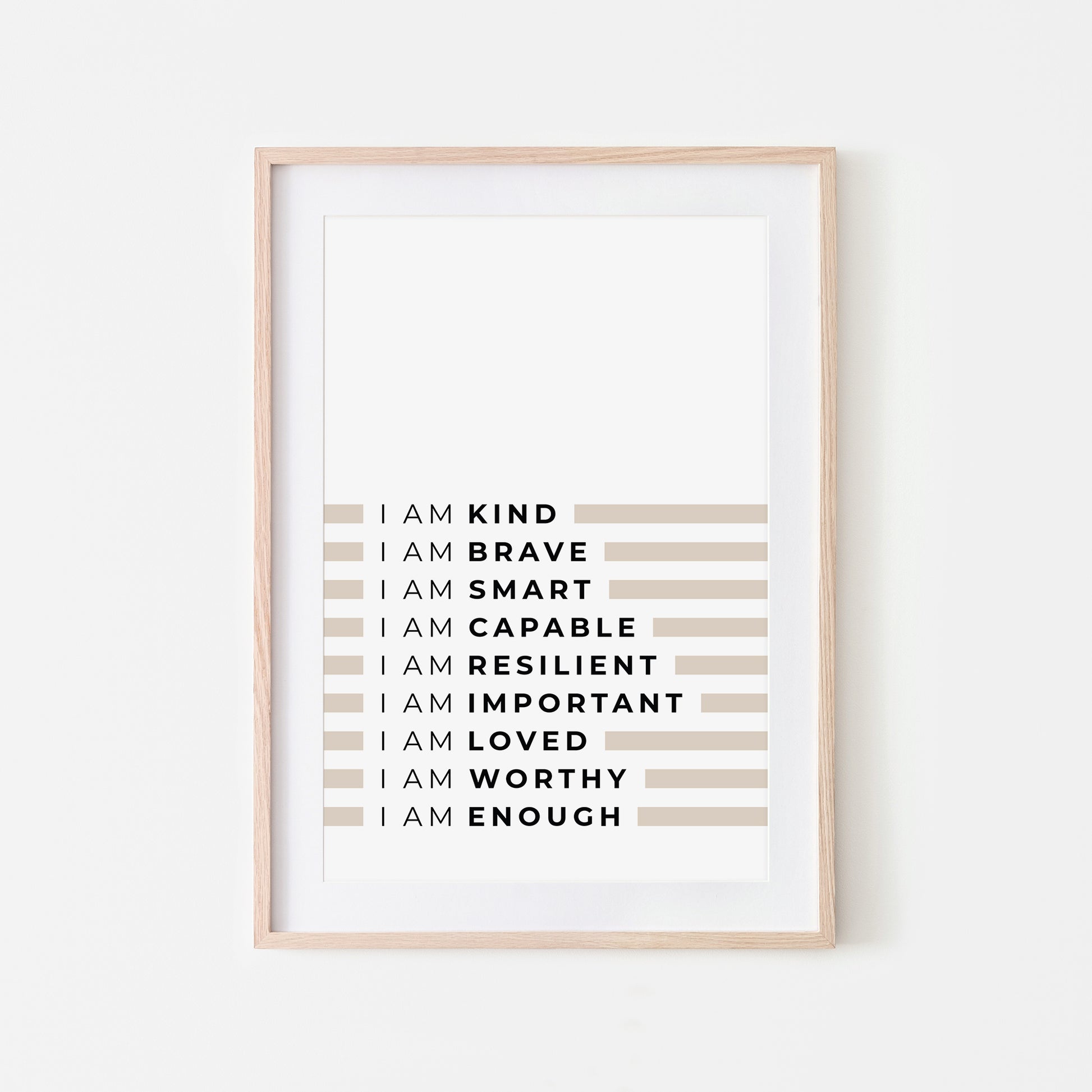 I-Am-Enough-Kids-Affirmation-Print-in-Oatmeal-Website-Main-Image