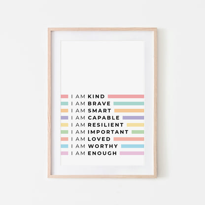 I-Am-Enough-Kids-Affirmation-Print-in-Pastel-Website-Main-Image