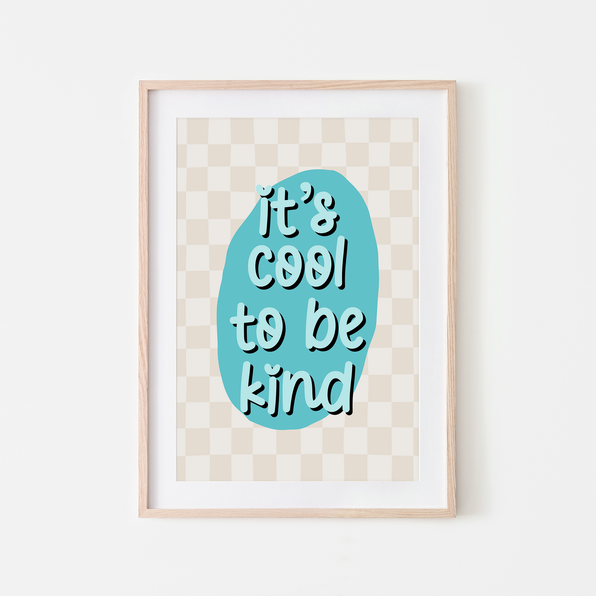Its-Cool-to-be-Kind-Wall-Art-Website-Aqua-Blue