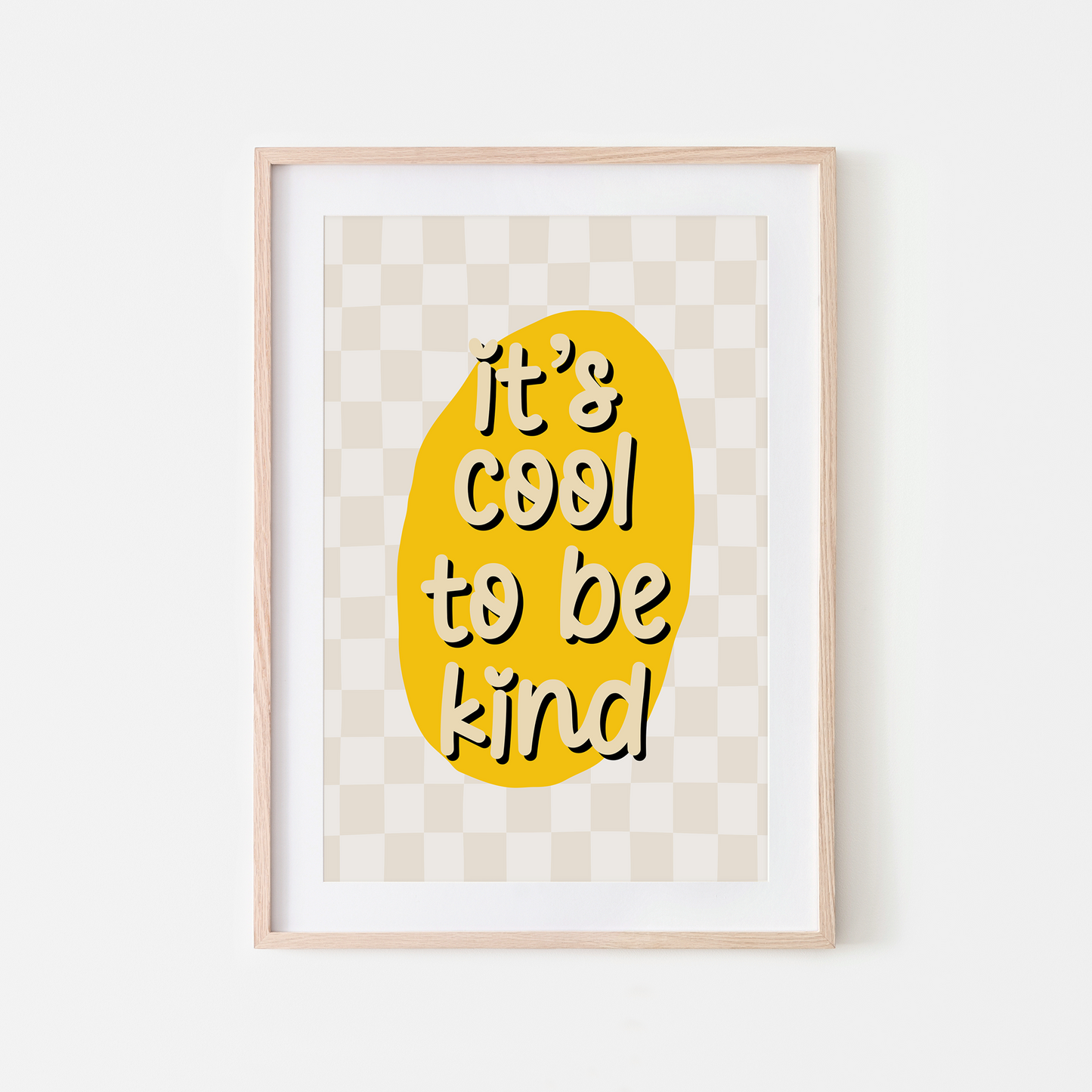 Its-Cool-to-be-Kind-Wall-Art-Website-Buttercup-Yellow