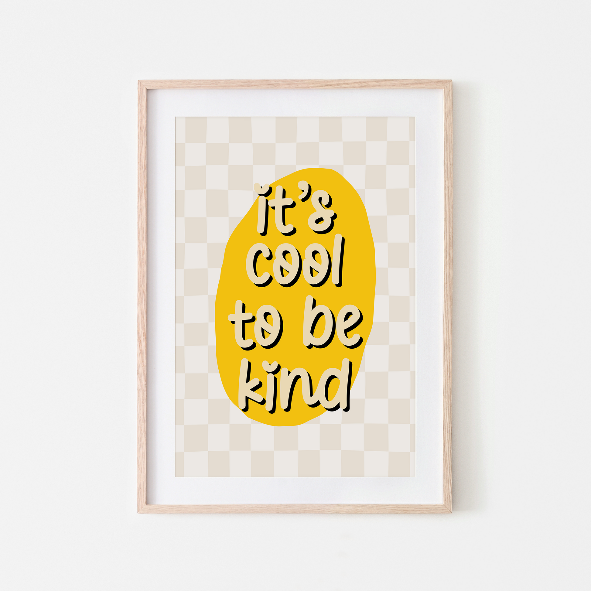 Its-Cool-to-be-Kind-Wall-Art-Website-Buttercup-Yellow