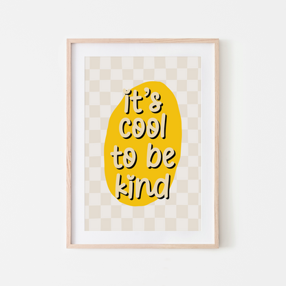 Its-Cool-to-be-Kind-Wall-Art-Website-Buttercup-Yellow