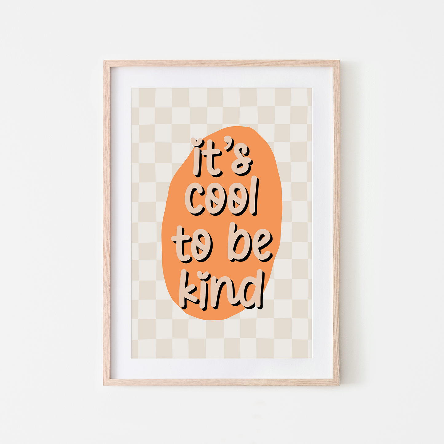Its-Cool-to-be-Kind-Wall-Art-Website-Peach