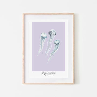 Jellyfish-Watercolour-Sea-Creature-Wall-Art-in-Peri-Purple