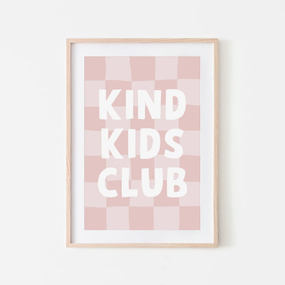 Kind-Kids-Club-Childrens-Wall-Art-Poster-in-Blush-Website-Main-Image