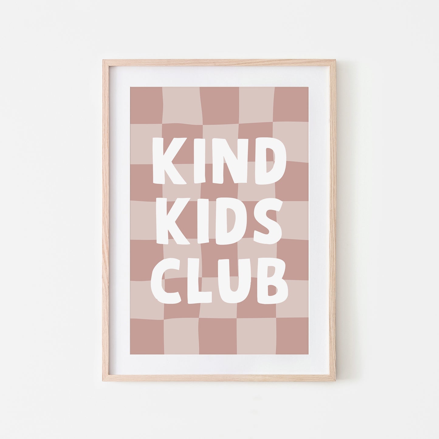 Kind-Kids-Club-Childrens-Wall-Art-Poster-in-Rose-Website-Main-Image