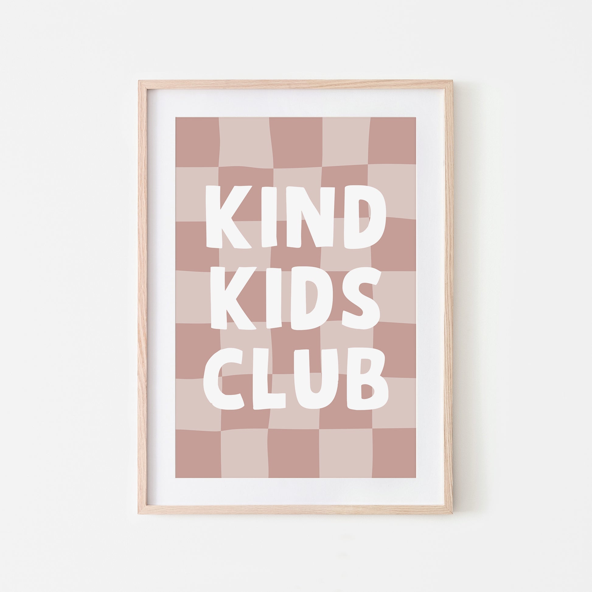 Kind-Kids-Club-Childrens-Wall-Art-Poster-in-Rose-Website-Main-Image