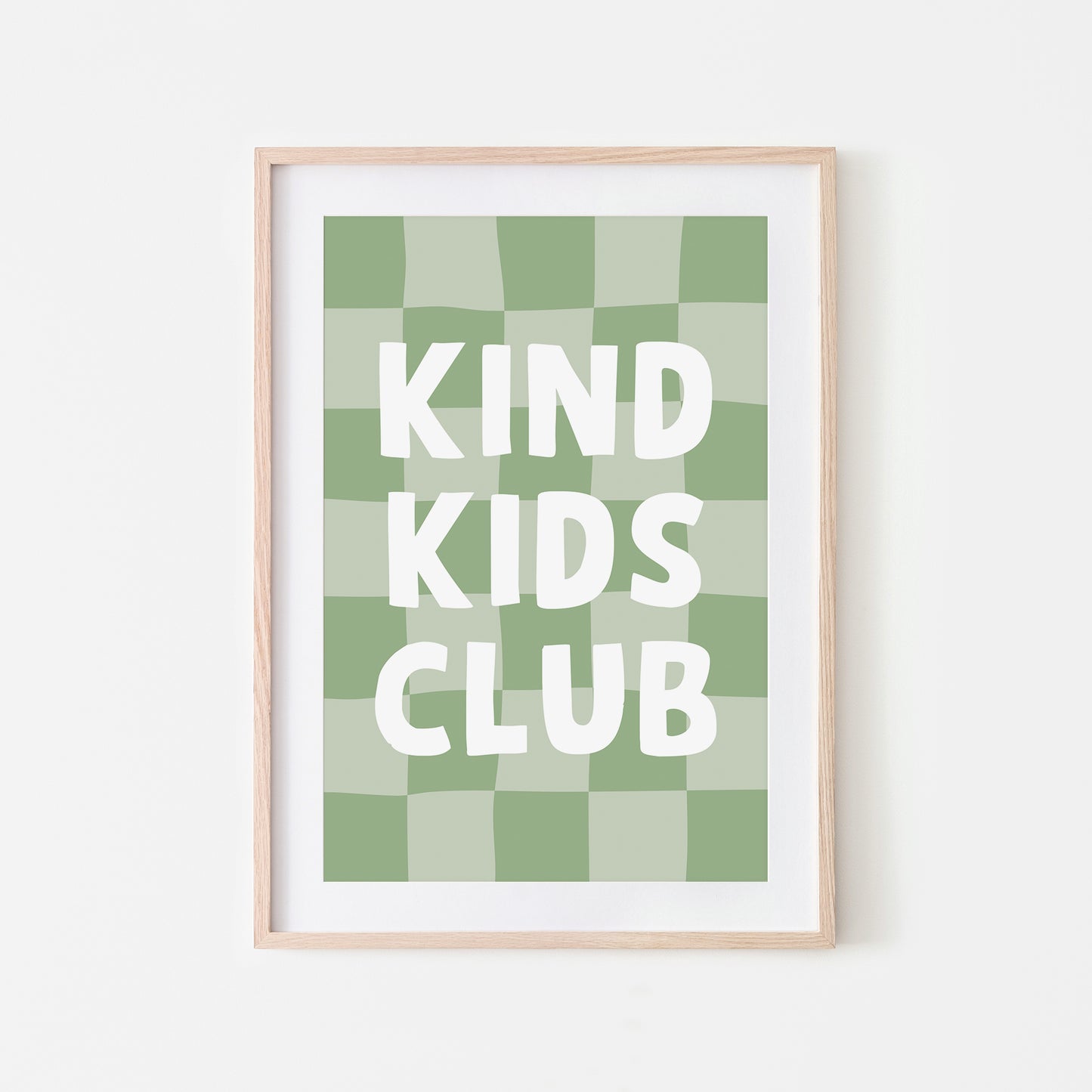 Kind-Kids-Club-Childrens-Wall-Art-Poster-in-Sage-Website-Main-Image