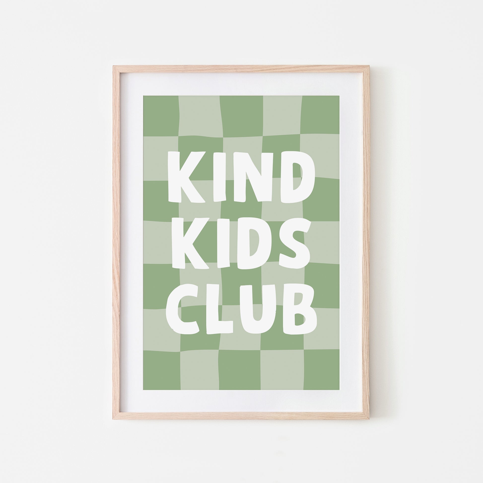 Kind-Kids-Club-Childrens-Wall-Art-Poster-in-Sage-Website-Main-Image