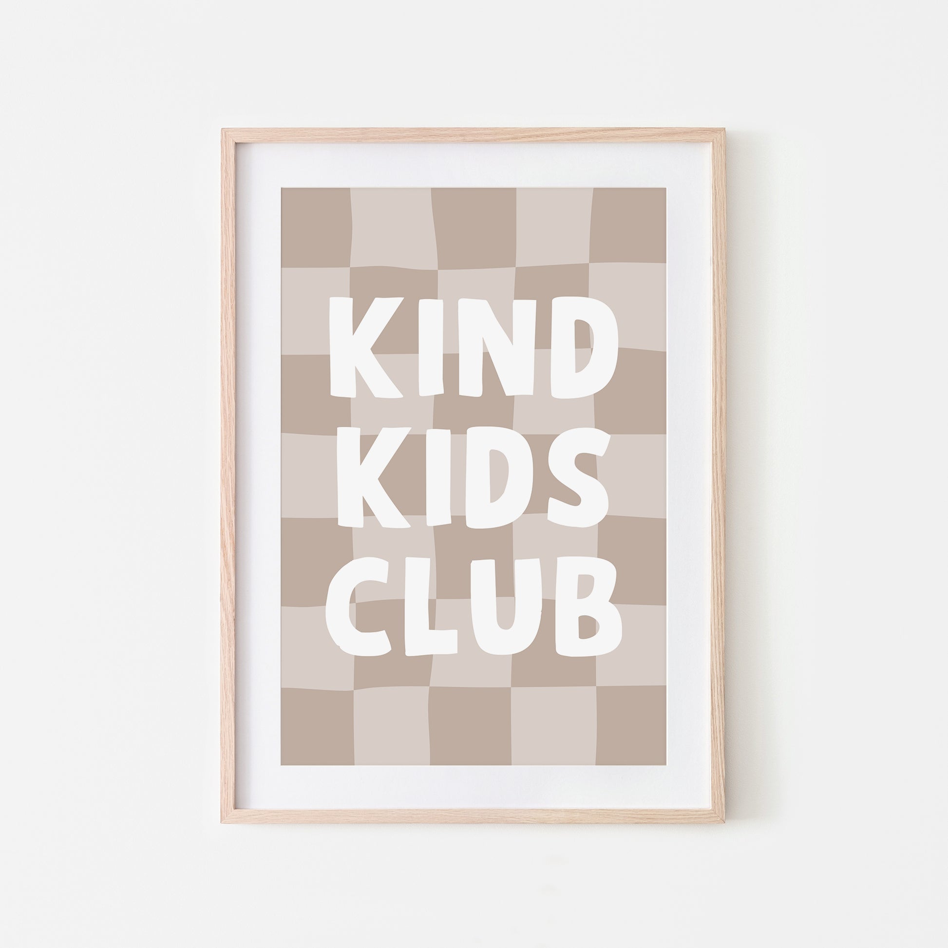 Kind-Kids-Club-Childrens-Wall-Art-Poster-in-Truffle-Website-Main-Image