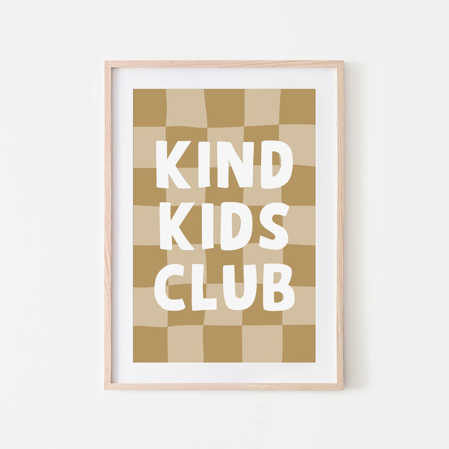 Kind-Kids-Club-Childrens-Wall-Art-Poster-in-Wheat-Website-Main-Image