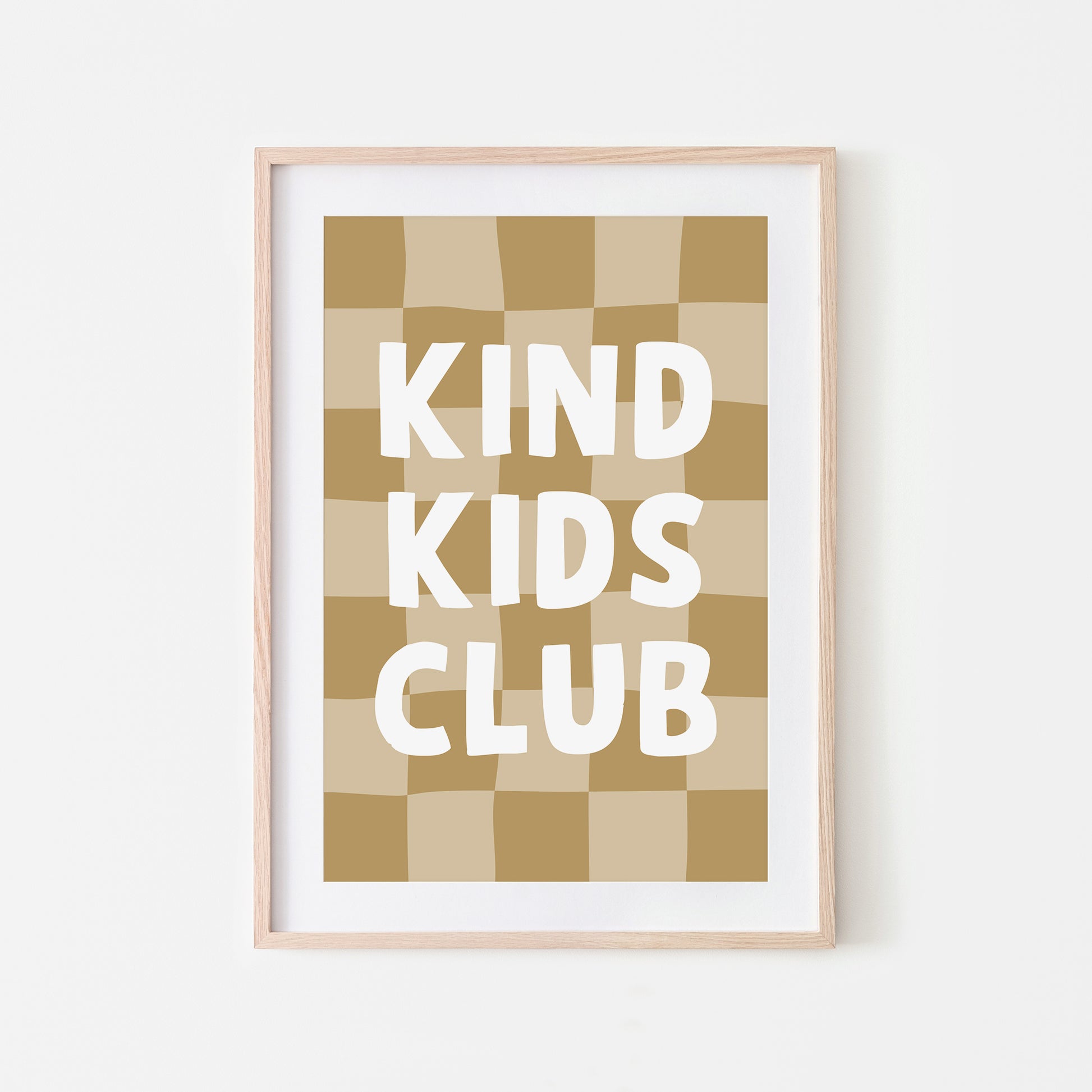 Kind-Kids-Club-Childrens-Wall-Art-Poster-in-Wheat-Website-Main-Image