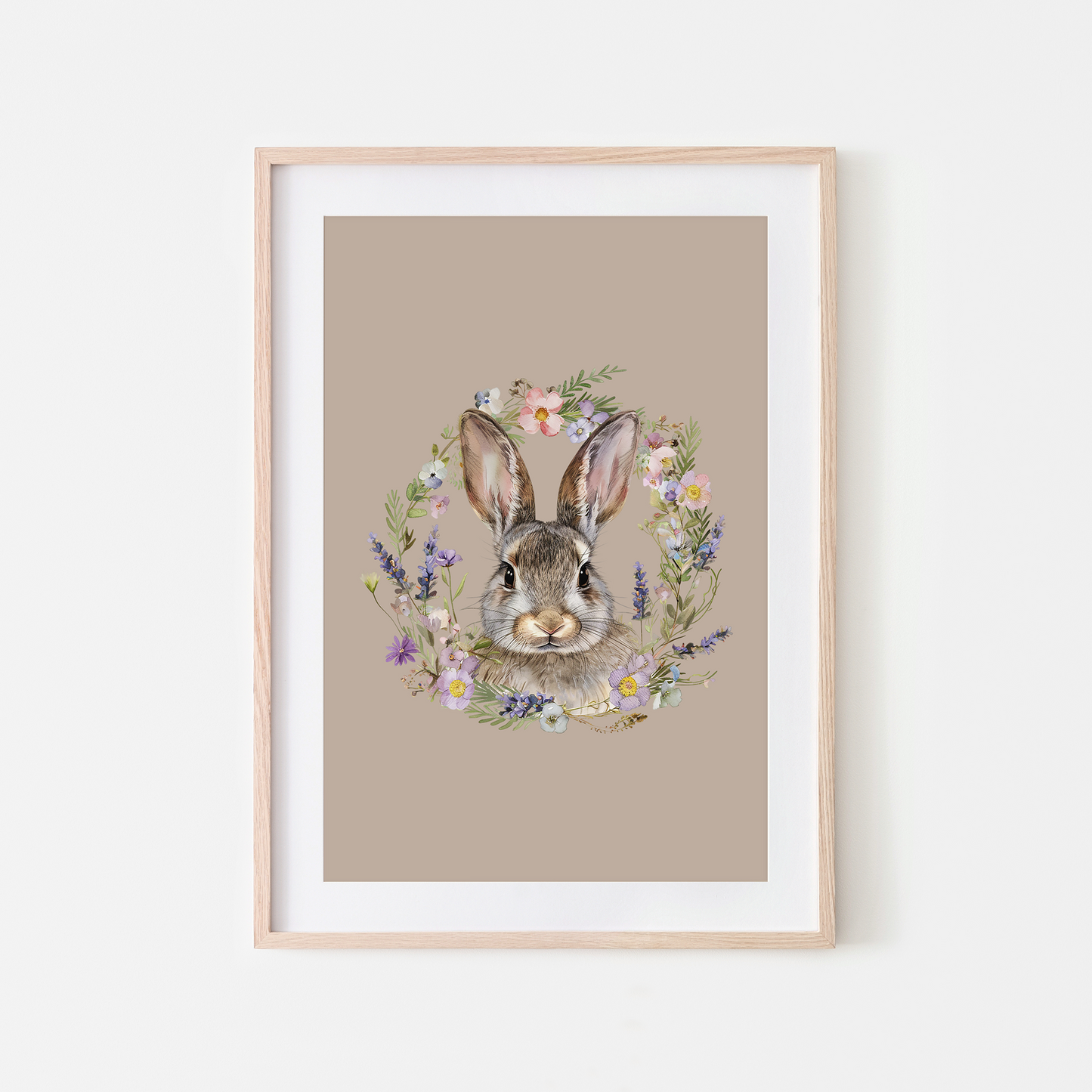 Meadow-Watercolour-Bunny-Rabbit-Wall-Art-in-Truffle-Beige