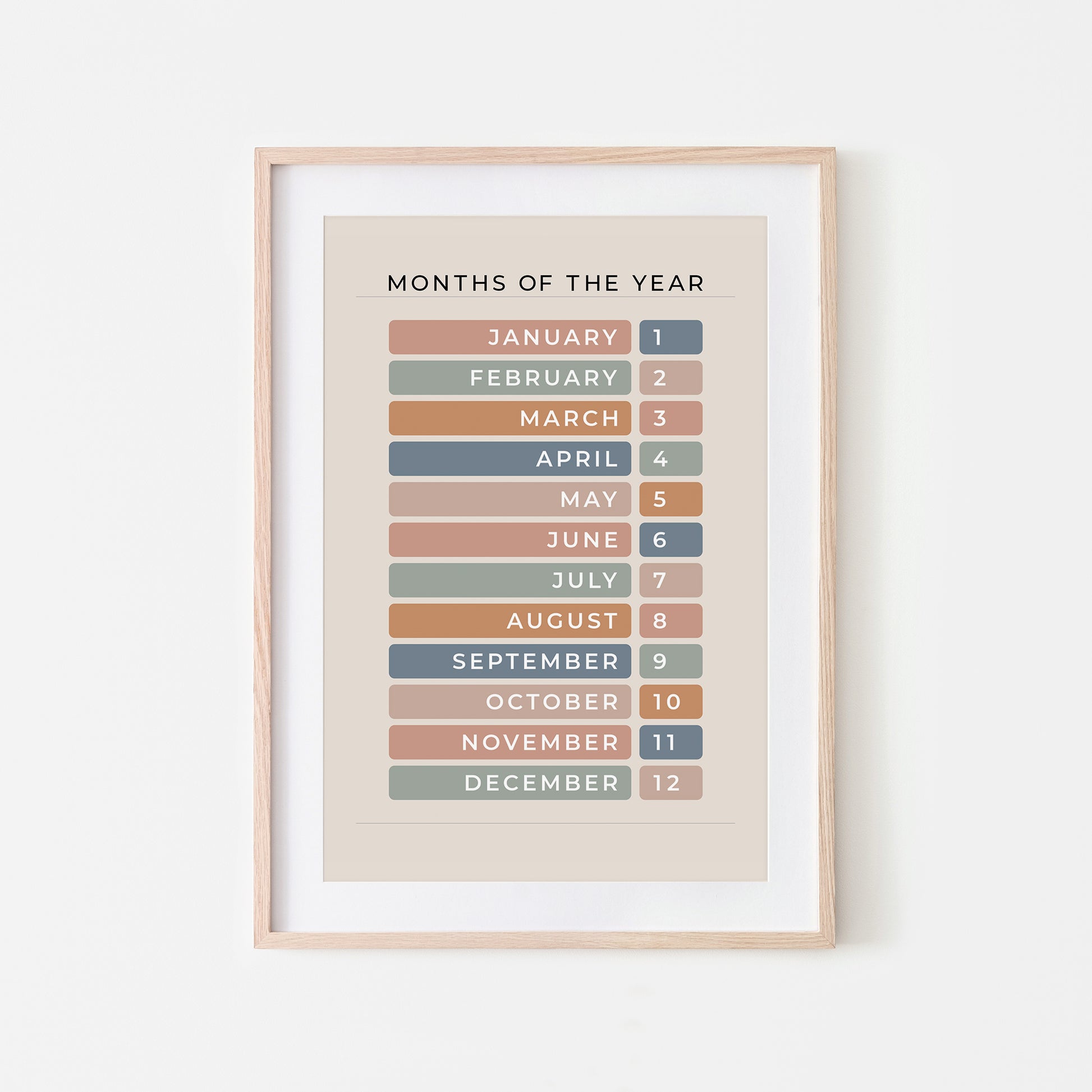 Months-of-the-Year-Educational-Wall-Art-Website-Main-Image-Earthy-on-Sand