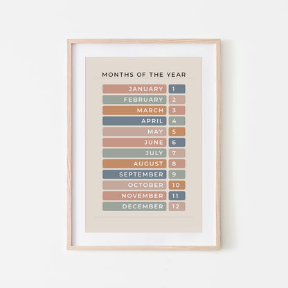 Months-of-the-Year-Educational-Wall-Art-Website-Main-Image-Earthy-on-Sand