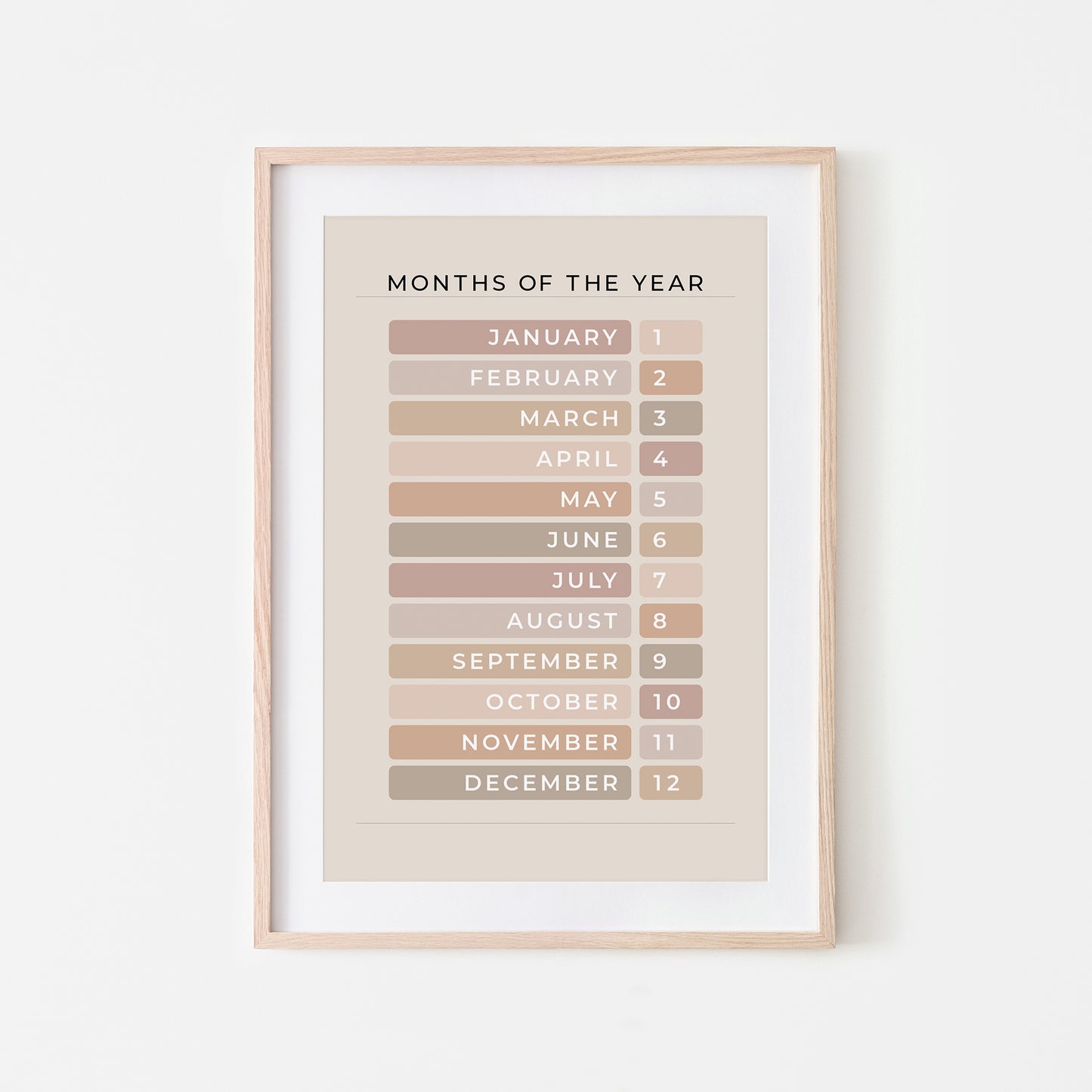 Months-of-the-Year-Educational-Wall-Art-Website-Main-Image-Neutral-on-Sand