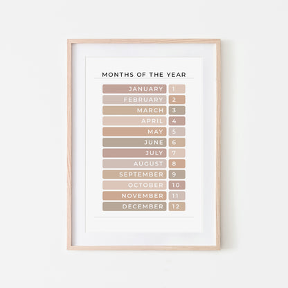 Months-of-the-Year-Educational-Wall-Art-Website-Main-Image-Neutral-on-White