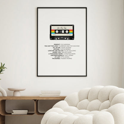 Our-Mix-Tape-Custom-Playlist-Poster-Print-Bright-Rainbow-Portrait