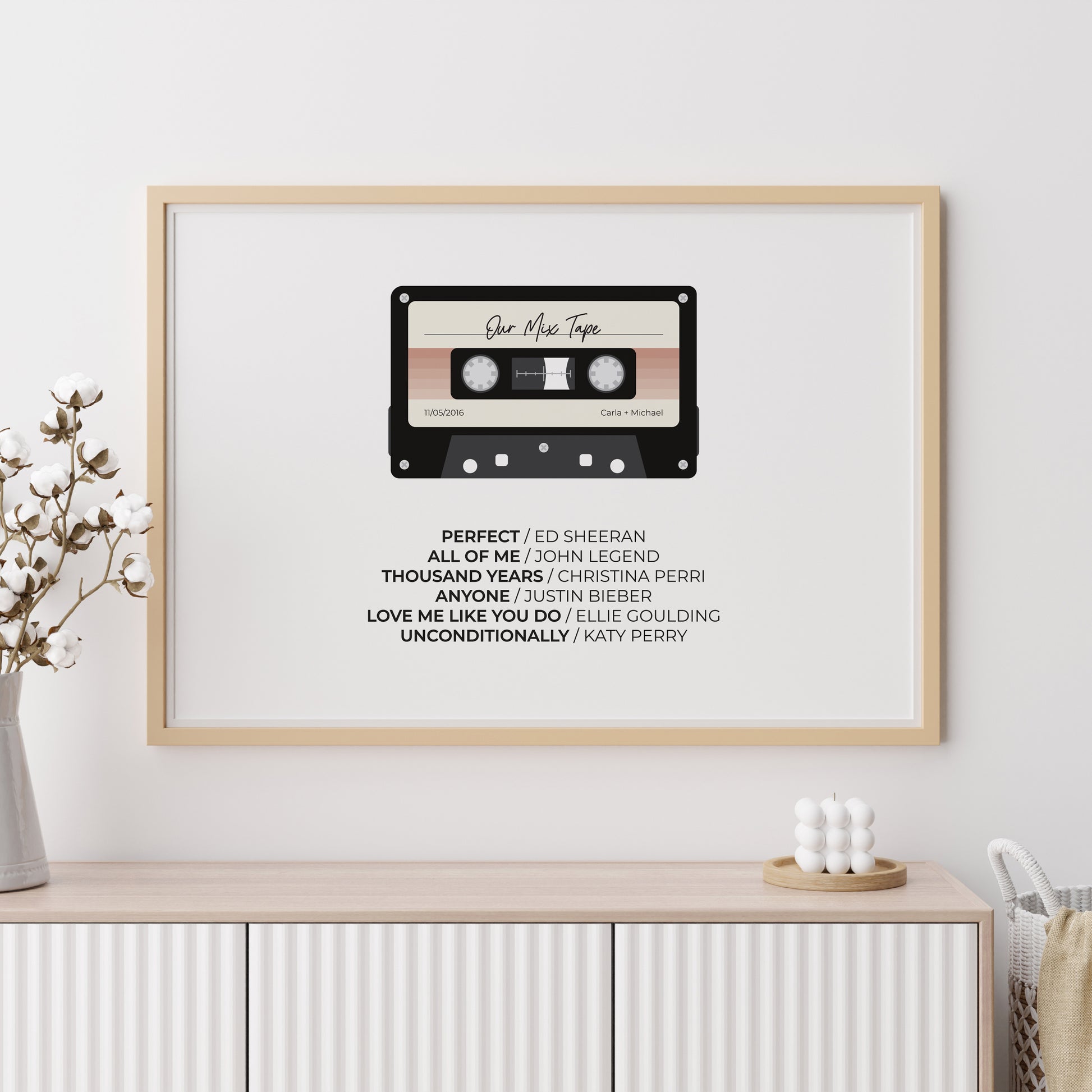Our-Mix-Tape-Custom-Playlist-Poster-Print-Nude-Ombre-Landscape